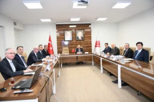 Kayseri Buyuksehir Belediye Baskani Dr. Memduh Buyukkilic Ankarada Turkiye Belediyeler Birligi TBB toplantisinda - Mega TV