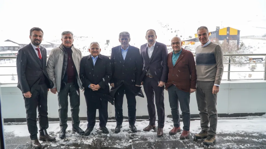 BAŞKAN BÜYÜKKILIÇ, BAKAN YARDIMCISI ALPASLAN’I TÜRKİYE’NİN İNCİSİ ERCİYES’TE AĞIRLADI - Mega TV 5 t - Mega TV