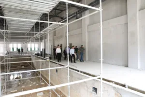 BAŞKAN YÜCEL MEGA PROJEYİ YERİNDE İNCELEDİ - Mega TV OBA KAPALI SPOR SALONU 1 - Mega TV