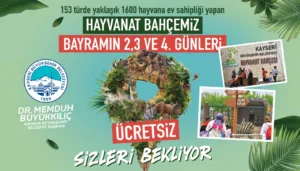BÜYÜKŞEHİR HAYVANAT BAHÇESİ, KURBAN BAYRAMI’NDA ÜCRETSİZ - Mega TV 1 u min - Mega TV