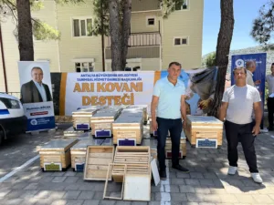 BÜYÜKŞEHİR'İN ARI KOVANI DESTEKLERİ SÜRÜYOR - Mega TV akseki 13 min - Mega TV