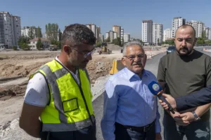 BAŞKAN BÜYÜKKILIÇ, MUSTAFA ŞİMŞEK BULVARI'NI MALATYA YOLUNA BAĞLAYACAK YOLU İNCELEDİ - Mega TV ABC 6350 r min 1 - Mega TV