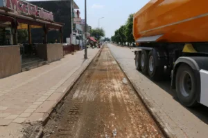Antalya Bulvari Yol Calismasi 2 min - Mega TV