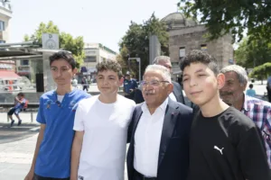 Başkan Büyükkılıç'tan Çanakkale Savaşları Mobil Müze Tırı'na Davet - Mega TV DSC 1318 v min - Mega TV