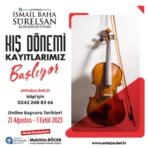 İsmail Baha Sürelsan Konservatuvarı Kış Dönemi Kayıtları Başlıyor - Mega TV Ismail Baha Surelsan Konservatuvar Kayitlari Basliyor min - Mega TV
