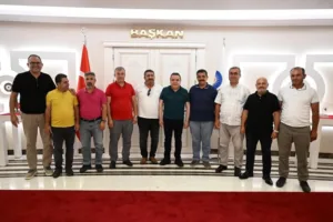 Alanyalı Muhtarlardan Böcek’e Ziyaret - Mega TV WhatsApp Image 2023 08 24 at 14.22.06 - Mega TV