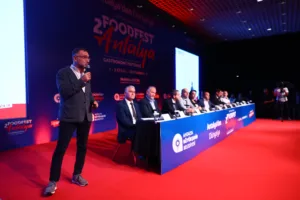 Antalya’dan Dünya’ya açılan festival ,Foodfest Antalya Gastronomi Festivali 1-3 Eylül’de - Mega TV foodfest basin toplantisi 7 min - Mega TV