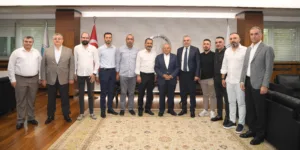 Kayseri Emlakçılar Odası Heyetinden Başkan Büyükkılıç'a Ziyaret - Mega TV ABD 3085 2 min - Mega TV