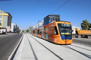 Doğu Garajı-Meydan Arasındaki Tramvay Seferleri Yeniden Başladı - Mega TV DOGU GARAJI MEYDAN TRAMVAY SEFERI BASLADI 2 min - Mega TV