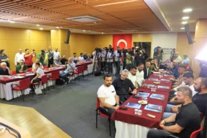 Elmali Guresleri basin toplantisi 10 min - Mega TV