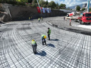 Kumluca Atatürk Stadyumu’nun Temeli Törenle Atıldı - Mega TV Kumluca Ataturk stadi drone 8 min - Mega TV