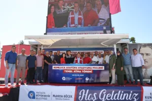 Kumluca Stadyum temel atma toreni yapildi 23 min - Mega TV