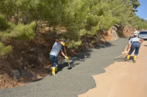 Sapadere Yoluna Kış Bakımı - Mega TV SAPADERE YOLU SARAMPOLE BETON 6 min - Mega TV