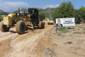Büyükşehir’den Serik Kırsalına Asfalt - Mega TV Serik asfalt 2 - Mega TV