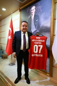 Toroslar basketbol Kulubu ziyaret 5 min - Mega TV