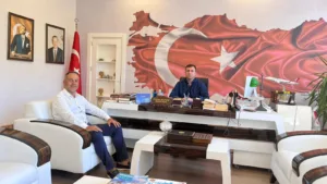 Gazipaşa Ak Parti İlçe Başkanı Ramis Yiğit’ten Kaymakam Orhan Altun’a Ziyaret - Mega TV WhatsApp Image 2023 09 13 at 16.22.30 - Mega TV