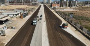 AKSU CALKAYA TURKES BULVARI ASFALT CALISMASI 6 min - Mega TV