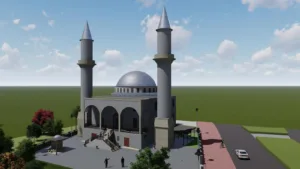 Gunes Mahallesi Cami Projesi Hizla Yukseliyor 1 min - Mega TV