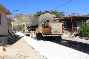 Manavgat Sirtkoy asfalt calismasi 11 min - Mega TV