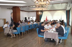 REKTOR TURKDOGAN ALANYA BASININI AGIRLADI 3 min - Mega TV