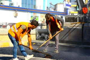 Selale caddesi Asfalt Calismasi 9 1 min - Mega TV