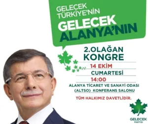 Gelecek Partisi 2.Olağan Kongresini Gerçekleştirecek - Mega TV WhatsApp Image 2023 10 06 at 14.49.18 - Mega TV