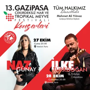 13. Gazipaşa Çekirdeksiz Nar Ve Tropikal Meyve Festivali Başlıyor - Mega TV WhatsApp Image 2023 10 25 at 14.51.20 1 - Mega TV