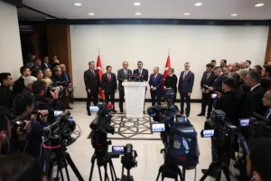 BÜYÜKŞEHİR BELEDİYESİ EV SAHİPLİĞİNDE BAKAN ÖZHASEKİ VE BAKAN TEKİN’İN KATILDIĞI İL DEĞERLENDİRME TOPLANTISI YAPILDI - Mega TV 17 f - Mega TV