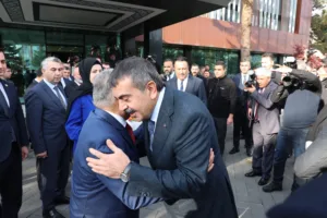 Milli Eğitim Bakanı Tekin'den Başkan Büyükkılıç'a Ziyaret - Mega TV ABD 0017 r - Mega TV