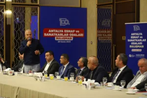 Başkan Böcek Esnaf Odaları Başkanları İle Buluştu - Mega TV AESOB bulusma 10 - Mega TV