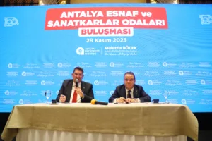 Başkan Böcek Esnaf Odaları Başkanları İle Buluştu - Mega TV AESOB bulusma 6 - Mega TV
