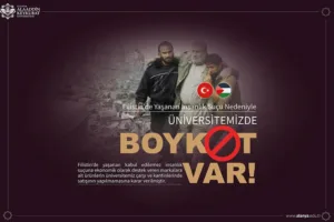 ALKÜ’de İsrail Ürünlerine Boykot - Mega TV ALKUDE ISRAIL URUNLERINE BOYKOT 1 - Mega TV