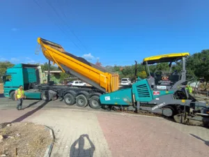 Demre Kekova grup yolu sıcak asfaltla kaplanıyor - Mega TV Demre kekova ucagiz kapakli yol sicak asfalt 3 - Mega TV