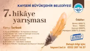 Kayseri Büyükşehir Belediyesi'nin 7'nci Hikaye Yarışması Sonuçlandı - Mega TV 1 o 3 min - Mega TV