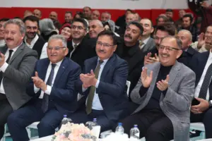 Bakan Özhaseki Ve Başkan Büyükkılıç , Osman Ulubaş İlkokulu Ve Ortaokulu Temel Atma Töreni'ne Katıldı - Mega TV 3 2 min - Mega TV